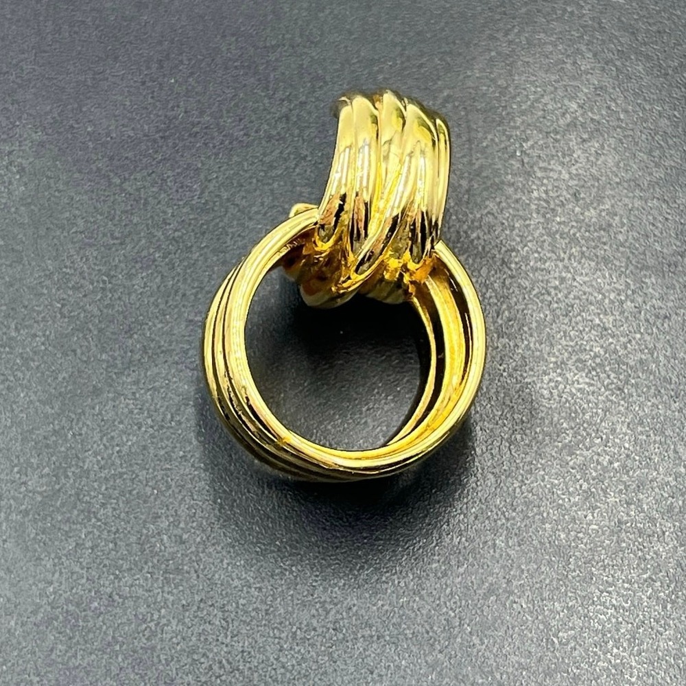 Oma The Label The Idea 18k Gold Plated Chunky Hoop‎ Statement Earring 8Single